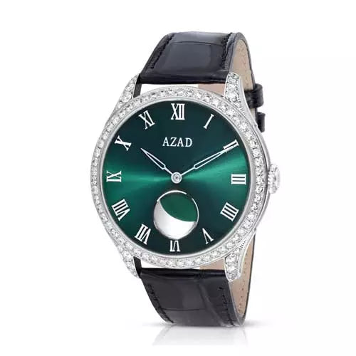 Azad Moon Phase (Green White Diamond)