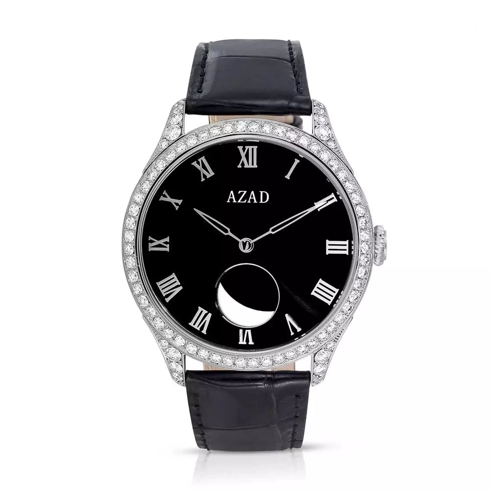 Azad Moon Phase (Black White Diamond)