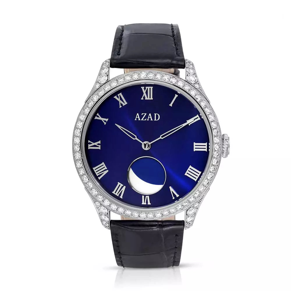 Azad Moon Phase (Blue White Diamond)