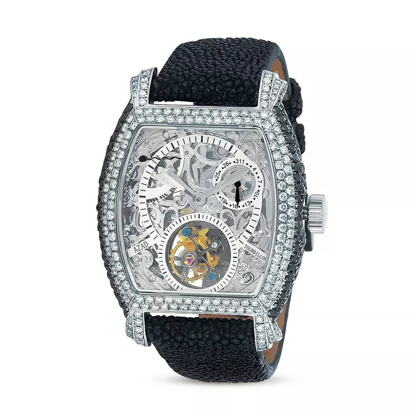 Power Tourbillion (Black & White Diamonds)