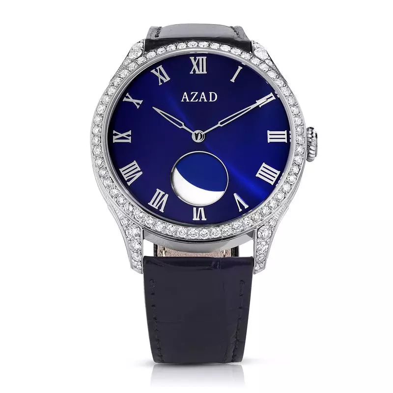 Azad Moon Phase (Blue White Diamond)