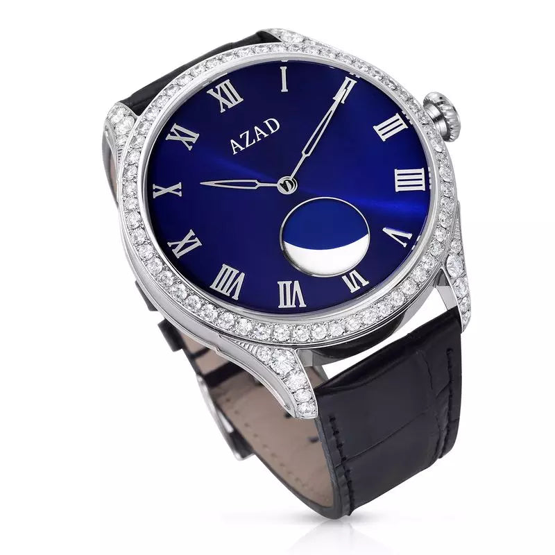 Azad Moon Phase (Blue White Diamond)