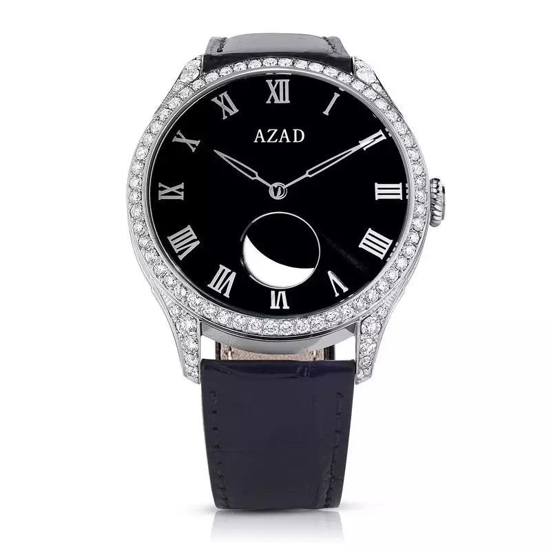 Azad Moon Phase (Black White Diamond)