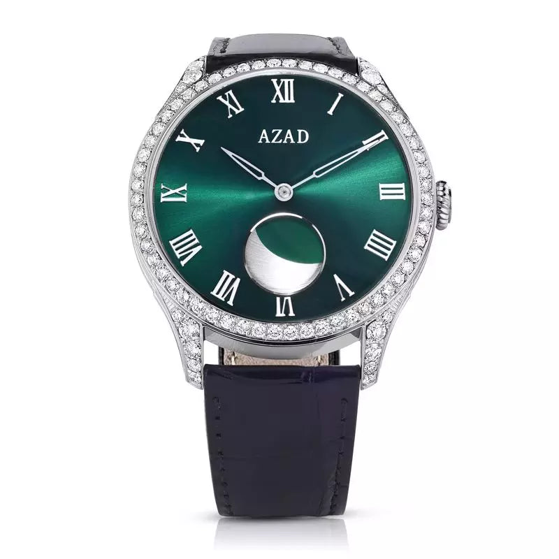 Azad Moon Phase (Green White Diamond)