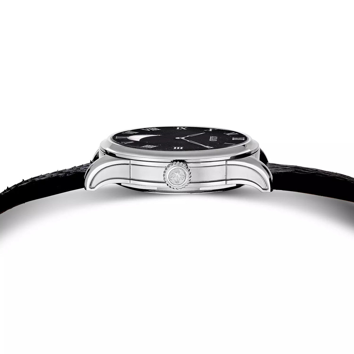 Azad Watch Azad Moon Phase (Black White Diamond Silvery) – Azad Watch